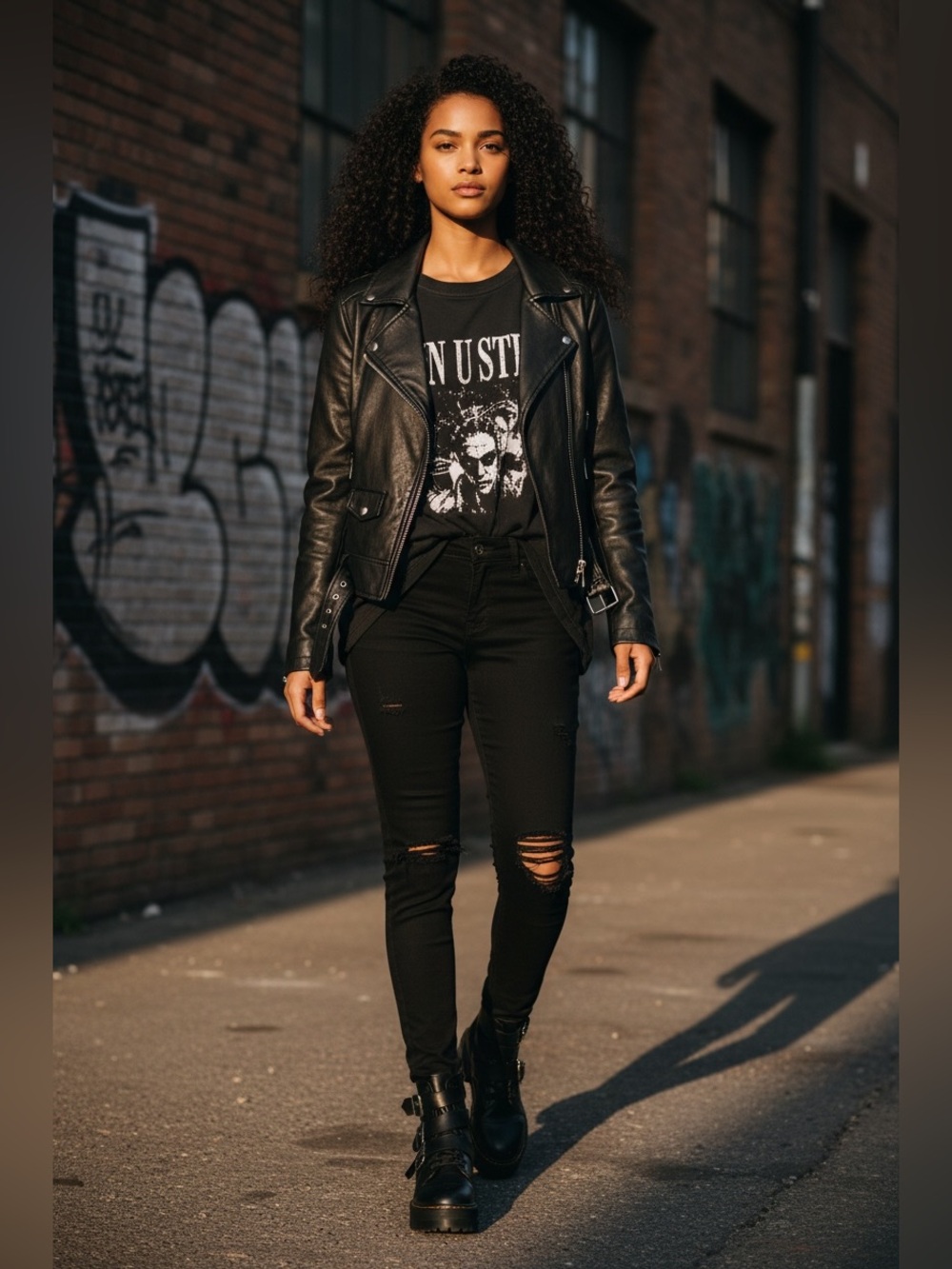 PAIGE Black Distressed Jean